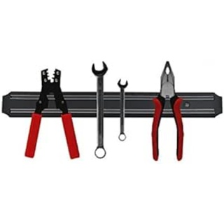 ruhhy ISO TRADE Magnetleiste Werkzeugleiste Messerleiste Magnetschiene 32,5cm Stabiler Halt Universal Messerhalterung zur Wandmontage Messer 1590