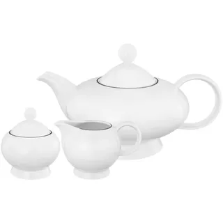 SELTMANN WEIDEN Lido Black Line Teekannen-Set 3-teilig