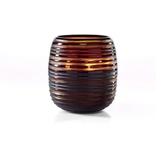 Onno Sphere Duftkerze, Glas, braun, XL