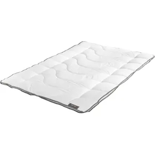 Badenia Steppbettdecke für 4 Jahreszeiten Trendline Tencel 135 x 200 cm weiß