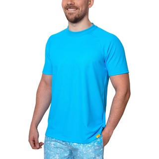 iQ-UV Herren 50+ Sonnenschutz Regular geschnitten Uv T-Shirt, Hawaii, XS/46