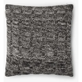 Marc O'Polo Home Dekokissen Ainaa, Aus nachhaltiger Baumwolle, gestrickt schwarz
