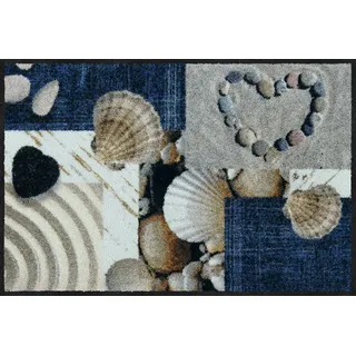 Erwin Müller Fußmatte blau/beige Größe 40x60 cm