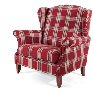 Max Winzer Ohrensessel Verita Flachgewebe 114 x 108 x 83 cm Rot