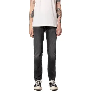 Nudie Jeans Lean Dean Slim Fit Jeans - Dark Grey - 32 - 30