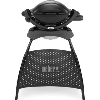 Weber Q 1000, 2490 W, Grill, Flüssiggas (LPG), 1 Zone(n), Tisch, Feuerrost - Schwarz