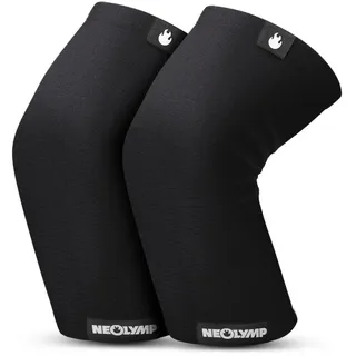 NEOLYMP Kniebandage 2 St. Schwarz M (33-36 cm)