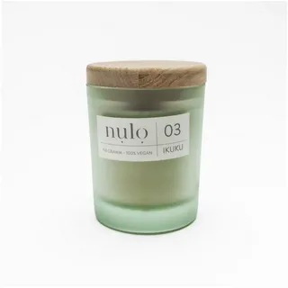 nụlọ Duftkerze 3 Ikuku 150g – Bergamotte, Petit Grain & Ho Wood, Holzdocht