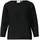 Rundhalspullover Schwarz 44