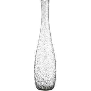 LEONARDO HOME Giardino Boden-Vase, handgefertigte Deko-Vase in Grau, bauchige Blumen-Vase, Höhe: 600 mm, 034912