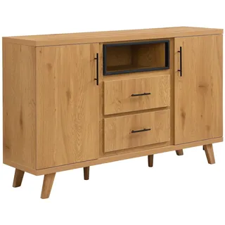 FineBuy Sideboard 150 cm Braun