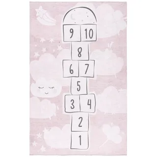 tesso living BONNY Kinderteppich 155 x 225 cm Rosa