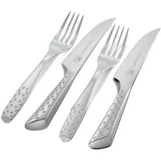 Weber Steak-Set 4-teilig Edelstahl silber