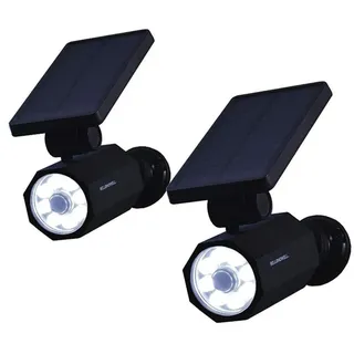 Bionic Spotlight Deluxe Led-solarstrahler Mit 7,6 M Reichweite, Bewegungsmelder, Wasserdicht Und Frostbeständig, Für Den Außenbereich (schwarz), Einheitsgröße
