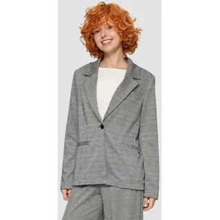 QS Karierter Blazer Grau 44