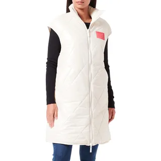 Armani Exchange Damen Quilted, Front Patch With Embossed Logo Sleveless Jacket, ISO, S - S