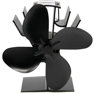 Valo Ofenventilator stehend 18 x 9,5 x 18,2 cm stromlos schwarz