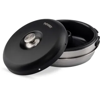 Petromax Dimego Camping Backofen 2 l Edelstahl schwarz