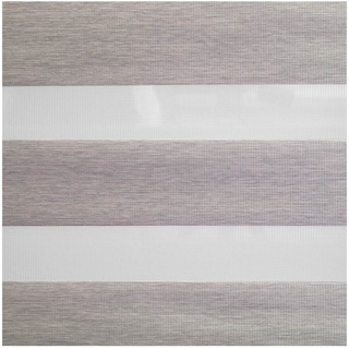 Gardinia Flächenvorhang Day + Night, 60x245 cm, Doppelrollo Optik, transparent und blickdicht