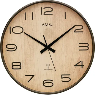 AMS Funkwanduhr 5,0 F5523 grau