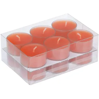 Wiedemann Kerzen Teelichter 18 x 38 mm orange 12 St.