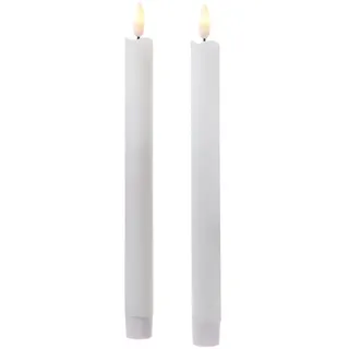 MARELIDA LED Stabkerzen 25 cm 2 St. weiß