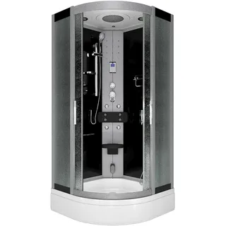 AcquaVapore Dampfdusche Duschtempel Sauna Dusche Duschkabine D46-53M2 90x90 cm ohne 2k Scheiben Versiegelung