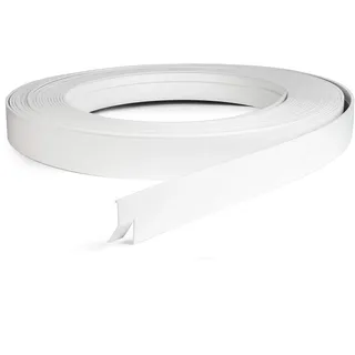 DQ-PP GARDINENSCHIENE Blende – 100cm – PVC – Weiss – 1m – Gardinen Schiene Vorhangschienen