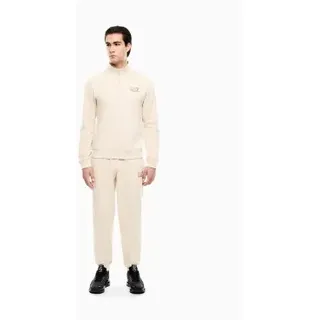 EA7 für Herren. 7M001317_AF13512 Sichtbarkeits-Set M Beige (L), Lässig, Sportlich, Baumwolle, Langarm