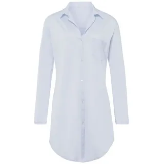 Hanro Nachthemd Cotton Deluxe mit Hemdkragen und Knopfleiste sowie Brusttasche LUXUS M