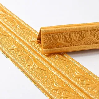 Zilimontt Selbstklebende 3D-Schaumstoff-Formleiste, Bordüre, Aufkleber, 230 x 8 cm, wasserdicht, dekorative Wandsockelleiste für Zuhause, Büro, Hotel, Schlafzimmer, Küche, Wohnzimmer, DIY-Dekor