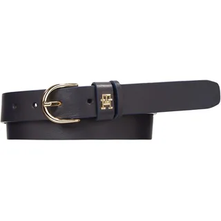Tommy Hilfiger Damen Gürtel Essential Effortless 2.5 Ledergürtel, Mehrfarbig (Space Blue), 75 - 75