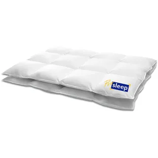 HANSKRUCHEN GmbH HANSKRUCHEN Daunendecke 155x200 cm Warm waschbar Allergiker Decke Daunen atmungsaktiv Winterbettdecke weiß - Weiß