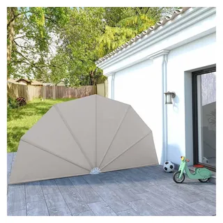 vidaXL Balkonfächer 200 cm creme