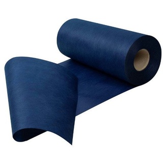 Sensalux Tischläufer Sensalux Tischläufer, stoffähnliches Vlies, Farbe + Breite wählbar blau 50 cm x 2500 cm x 0 mm