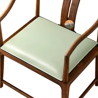 ZZDZW Sitzkissen Wasserdicht Outdoor Indoor rutschfest Stuhlkissen 40x40 45x45 40x50 50x50 Waschbar mit Reißverschluss für Esszimmerstühle Büro Garten(Hellgrün,45x45x3cm)