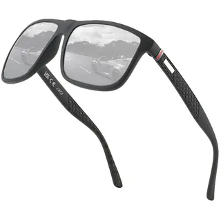 Perfectmiaoxuan Polarisierte Sonnenbrille Herren/Damen ; Vintage/Klassisch/Elegant Brillengestell; HD-Pilotobjektive; Golf/Fahren/Angeln/Reisebrille/Outdoor-Sportarten Mode Sonnenbrille - Einheitsgröße