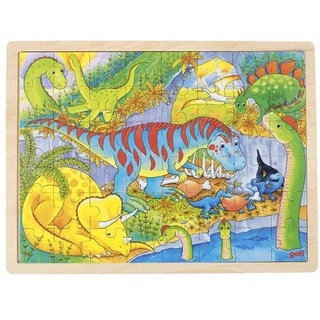 Wooden Jigsaw Puzzle - Dinosaurs 48pcs. Holz
