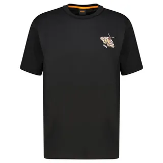 BOSS T-Shirt Herren T-Shirt BUTTERFLY (1-tlg) schwarz L