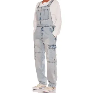 Jet Lag Latzjeans Overall B Jeans Latzhose blau W36