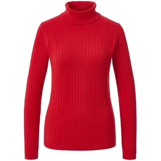 Tchibo - Gerippter Rollkragenpullover - Damen - Gr. XXL - rot