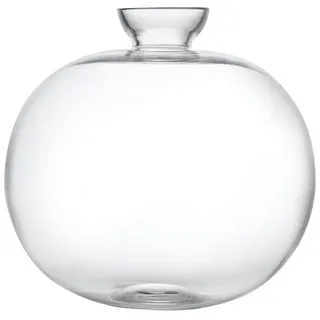 blomus Dekovase Vase -AVO- Blumenvase, Tischvase, Glasvase: mundgeblasen, Perfekt für Avocado, Eyecatcher, mundgeblasen weiß Ø 15.4 cm x 15.4 cm x 14.5 cm
