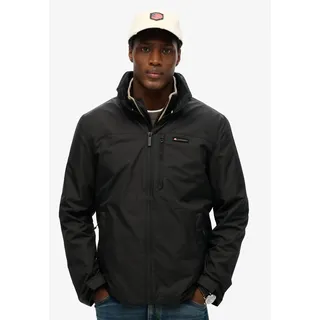 Superdry Non Hood Logo Windbreaker Herren Schwarz S