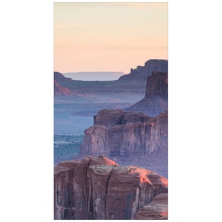 Duschrückwand - Sonnenaufgang in Arizona, Material:Hartfolie Premium Glanz 0.61 mm, Größe HxB:1-teilig 190x90 cm