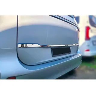 Avisa Chrom Edelstahl Heckklappenzierleiste passgenau | kompatibel mit Volkswagen ID.Buzz 2022- (mit Heckklappe)