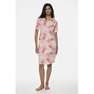 Mey Nachthemd Mey Damen Nachthemd kurzarm Serie Pink Pineapple (1-tlg) rosa M (40)