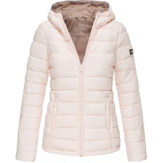 MARIKOO Damen modische Steppjacke Übergangsjacke mit großer Kapuze Lucy
