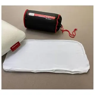 Hefel Kissenbezug für Sport Reisekissen oder Cool Reisekissen Jerseybezug 100% Baumwolle 25x45 cm Kissen-Bezug (Taupe)