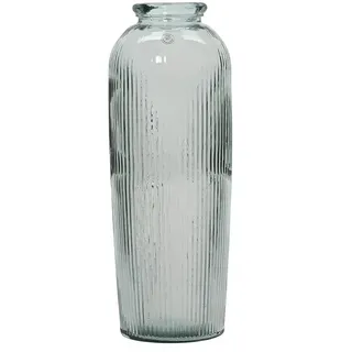 Bodenvase   , grau , Glas , Maße (cm): H: 70  Ø: 30