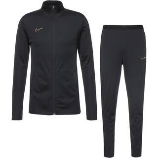 Nike Academy 23 Trainingsanzug Herren in black-black-metallic gold, Größe L - schwarz